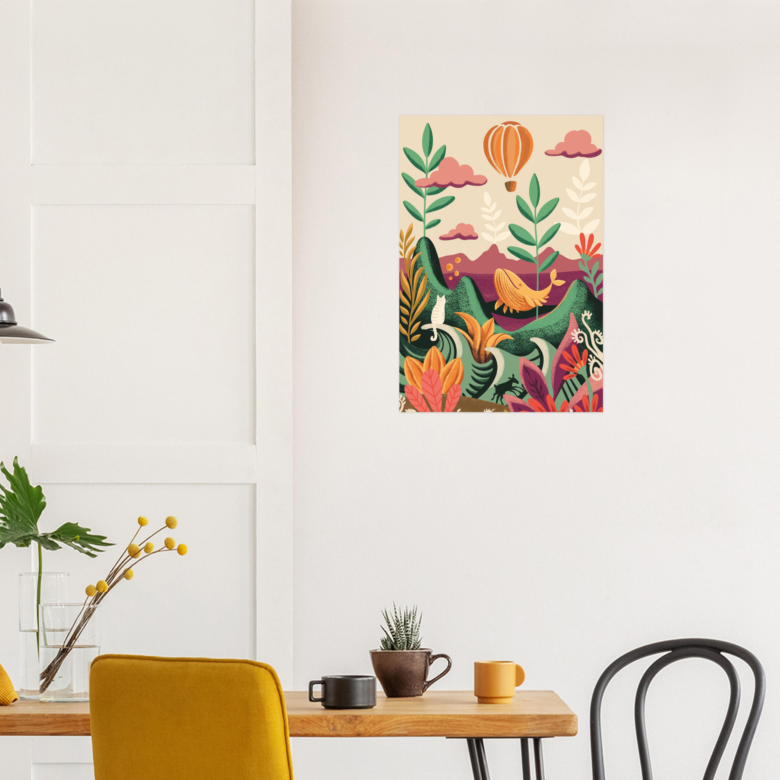 Mockup Poster "Katzenwal" von Regina Fröhlich RabbitHole Illustration