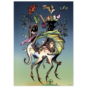 Poster "The Wanderer" mattes premium Posterpapier A3 29,7 x 42 cm